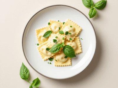 Ravioli Ricotta e Spinaci